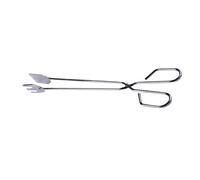 HAPINARY 36cm Stainless Steel Barbecue Clip with One Piece Structure Round Tip, Multifunctional BBQ Tong for Meat and Pies, for Buffet and Parties with Mirror Finish and Smooth Surface
