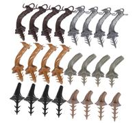 HAPINARY 36pcs Pumpkin Stem Handles for DIY Foam Pumpkins Realistic Plastic Harvest Decoration Accessories for Halloween and Thanksgiving Craft Projects
