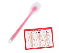 HAPINARY 38cm Red Silicone Palm Massage Meridian Acupoint Chart, Body Massage Tapping Tool for Full-Body Therapy and Muscle Relaxation