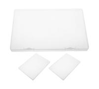 HAPINARY 3pcs A5 Plastic Birth Certificate Holder Box Set, Document Organizer Storage for Important Papers, Travel File Case for Family Records and Certificates