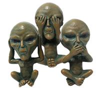 HAPINARY 3pcs Alien Car Air Vent Clip Diffuser Creative Aromatherapy Ornament for Vehicle Decoration