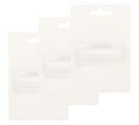 HAPINARY 3pcs Blank White Mdf Card Holders with Lip Balm Pouches, 100x150x3mm Single-sided Sublimation DIY Cards for Birthday, Graduation, Wedding Wrapping