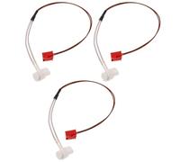 HAPINARY 3Pcs Ceramic Temperature Sensor Ntc50K 2-Wire Square Probe with Connector for Chinese Diesel Parking Heater Overheat Sensor Replacement Accessories