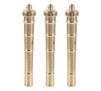 HAPINARY 3pcs Copper Miniature Tube Models for Sailing Ship Accessories, Golden Metal Desktop Military Collectible Decorations with Decorative Appeal and Versatility, for Office