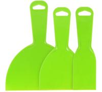 HAPINARY 3pcs Ergonomic 3d Printer Scraper Tool Kit with Rounded Edge Plastic Spatula for Removing Prints from Build Surface, Comfortable to Hold, Essential Print Cleanup Accessory for 3d