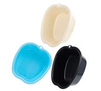 HAPINARY 3pcs Foot Bath Bucket for Home and Dorm Reusable Foot Soaking Tub Massage Acupoint Compact Design for Easy Storage and Travel for Relaxation