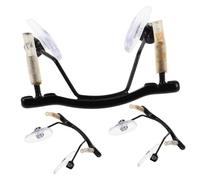 HAPINARY 3PCS Frameless Nose Bridge Pads Single Hole Connector for Rimless Glasses Replacement Lightweight Eyeglass Nose Pads for Comfortable Support and Easy Installation