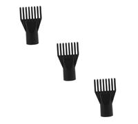 HAPINARY 3pcs Hair Dryer Nozzle Styling Tool Pet Grooming Hair Dryer Comb High Temperature Resistant Abs Material