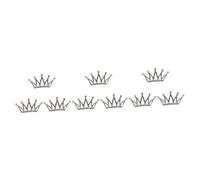 HAPINARY 3pcs Hairpin for Girls Shiny Crown Hair Clips Crystal Crown Headband Hair Accessories Kids Fashion