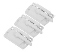 HAPINARY 3pcs Heavy Duty Sliding Window Locks for Metal Windows Zinc Alloy Material with Advanced Mechanical Functionality White Colour Middle Hole Design for Home Safety and Security