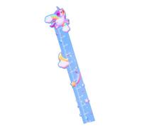 HAPINARY 3pcs Height Wall Decal PVC Removable Stickers for Bedroom Nursery Bathroom Decoration with Cartoon Animal Design