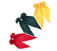 HAPINARY 3pcs Large Bow Hair Clips Satin Jumbo Bow Claw Clips Long Tails French Barrettes Bowknot Hairpins for Women Girls Party Hair Accessories