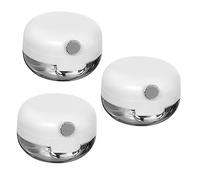 HAPINARY 3pcs Lip Mask Box Silicone Lip Brush Portable Mini Containers for Creams Cosmetics
