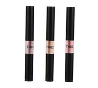 HAPINARY 3pcs Nail Art Pen Mirror Effect Powder Pen for Pigment Powder Nails Diy