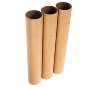 HAPINARY 3Pcs Natural Kraft Paper Tubes 30Cm Length X 5Cm Diameter, Thick Blank Paper Cylinders for DIY Crafting, Fishing Pole Making, and Art Projects in UK