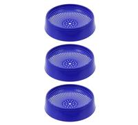 HAPINARY 3Pcs Plastic Pigeon Egg Nest Bowls Bird Breeding Nesting Boxes for Homing Pigeons Doves Hummingbirds with Smooth Surface Safe for Bird Claws