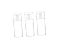 HAPINARY 3pcs Push down Bottle Makeup Remover Water Bottle Reusable Portable Travel Toner