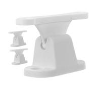 HAPINARY 3pcs Rv Door Retainer Catch Kit White T-type Cabinet Latches for Trailer Camper with Easy Installation and Enhanced Sealing Compatible with Various Models