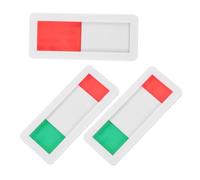 HAPINARY 3pcs Self Adhesive Vacant Occupied Slider Door Privacy Signs Thick Acrylic Sliding Indicators for Office Hotel Restroom Bathroom Doors Easy Installation Status Display