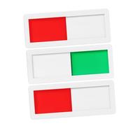 HAPINARY 3pcs Sliding Vacant Occupied Door Sign Acrylic Privacy Indicator for Office Bathroom Hotel Conference Self Adhesive Easy Install Clear Status Display