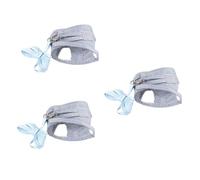 HAPINARY 3pcs Small Pet Harness Hedgehog Guinea Pig Vest Hamster Leash Harness Cotton Chest Strap Fashion Stripe Design