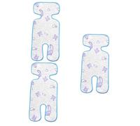 HAPINARY 3pcs Summer Cooling Pad Stroller Seat Mat Lightweight Breathable for Outdoor Stroller Use Keep Cool and Comfortable