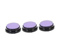 HAPINARY 3pcs Wear-resistant Dog Button Toy for Interactive Recording Fun Pet Communication Accessory Train Your Puppy Engaging Sounds Material for Home and School Use