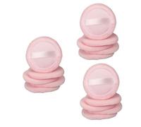 HAPINARY 3sets Cosmetic Sponges Round Powder Puff Setting Powder Loose Foundation Gentle and Easy to Use Ideal for Travel or Home 5pcs*3