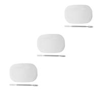 HAPINARY 3sets Makeup Mixing Palette for Foundation Eyeshadow Nail Art for Salons Home Use