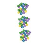 HAPINARY 3sets Parrot Toys for Large Birds Rattan Chew Toy Talking Parrot Bird Rattan Balls 5cm Mixed Colors 20pcs*3