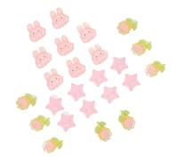 HAPINARY 3sets Silicone Nail Separator Toe Spacers Gel Reusable Cute Cartoon Patterns for Pedicure Painting Nails Salon Use