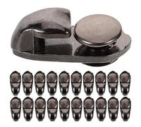 HAPINARY 40 Set Boot Lace Buckles and Speed Lace Hooks for Hiking Boots and Leathercraft Metal Material with Modern Metallic Look Quick Replacement to Enhance Aesthetics for Shoe Repair