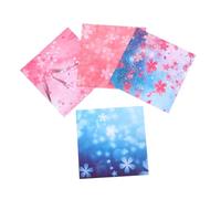 HAPINARY 400 Sheets Square Origami Paper with Colorful Cherry Blossom Patterns Soft Thickness DIY Craft Paper for Kindergarten Scrapbooking and Handmade Gifts