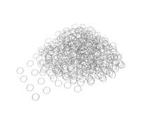 HAPINARY 400pcs Stainless Steel Jump Rings Smooth Finish Open Connectors for Jewelry Making Keychain Assembly Necklace Repair Bracelet Earring Crafts