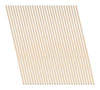 HAPINARY 40pcs Balsa Wood Sticks 30cm Square Wood Strips Unfinished Natural Lightweight Wooden Dowels for Building Crafting Supply Indoor Decoration and Classroom Use