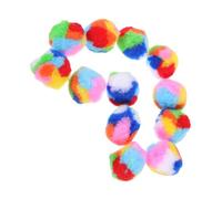 HAPINARY 40pcs Cat Balls Interactive Rainbow Balls for Indoor Cats Soft and Lightweight for Exercise and Play Safe and Durable Fun Activity