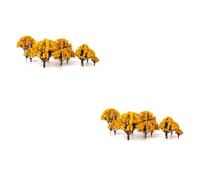 HAPINARY 40pcs Miniature Eucalyptus Trees Model Scenery Landscape Trees for Artificial Lemax