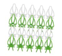 HAPINARY 40pcs Parrot Fruit Fork Bird Food Accessories Hanging Vegetable Clips for Bird Cage Millet Skewer Holder for Snacks Fruits and Vegetables Easy Clean Feeding