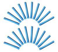 HAPINARY 40pcs Plastic Hair Curling Rods Set with Caps and Elastic Bands for Midlength and Short Hair, Singlehanded Operation and Root Lift Features, Suitable for Salon and Home Use
