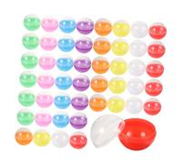 HAPINARY 45mm Translucent Capsule Toys 100pcs Fillable Vending Machine Balls for Party Favors and Candy Dispenser Mini Gumball Containers