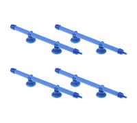 HAPINARY 4Pcs 10 Inch Blue Aquarium Air Bubble Strip Oxygen Diffuser Bar with Silicone Base for Fish Tank Aeration and Oxygenation