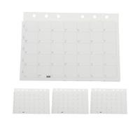 HAPINARY 4pcs A6 Planner Inserts for 6-Hole Binders - 7-Fold 2026 Loose-Leaf Calendar Binders Filler Paper - Daily Planner Refill Inserts Pages for Home Work School Planning