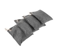 HAPINARY 4PCS Activated Bamboo Charcoal Bags Odor Absorber for Closets Shoes Natural Moisture Odor Sleek Design for Discreet Use Charcoal Deodorizer for Home Spaces