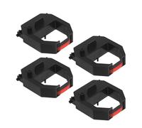 HAPINARY 4pcs Black Attendance Machine Ribbon Replacement for Employee Attendance Tracking and Time Recorder Printers, Plastic Material with Stable Ribbon Part Design Extending Usage Life,