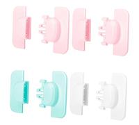 HAPINARY 4pcs Boys and Girls Door Lock Childproof Safety Latch for Refrigerator Cabinets Random Color