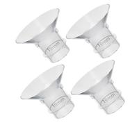HAPINARY 4pcs Breast Pump Parts Silicone Flange Inserts Flange Inserts for Electric and Wearable Breast Pumps Comfortable and Easy to Replace