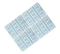 HAPINARY 4Pcs Bunny Cage Pads Durable Animal Foot Mats with Design for Rabbits Guinea Pigs and More Easy to Clean Comfortable and Sturdy Plastic Material