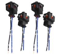 HAPINARY 4pcs Car Injector Connector Plugs with Heat-resistant Abs and Metal Material, Ergonomic Design for Universal Car Repairing Accessory, for Fuel System Maintenance Random Color