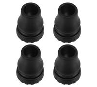 HAPINARY 4pcs Chair Leg Tips Caps Antislip Foot Pads Rubber Inner Diameter 19mm Enhanced Stability Reducing Hand Fatigue Walking Stick Accessories for Seniors