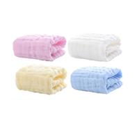 HAPINARY 4pcs Cotton Six-Layer Baby Cloth Wipe Square Washcloths Soft Machine Washable Protect Sensitive Skin Newborn Infant Towels for Special Occasion Birthday Party